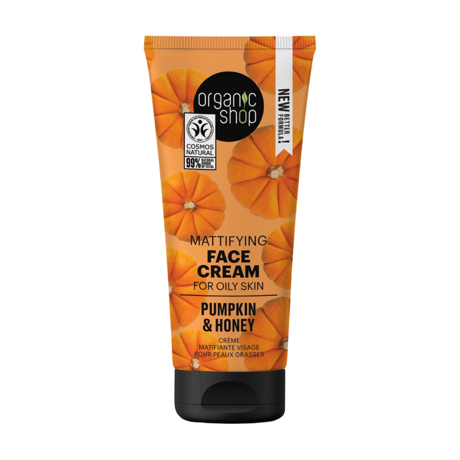 Organic Shop Pumpkin Creme Facial Pél Grasa 50Ml